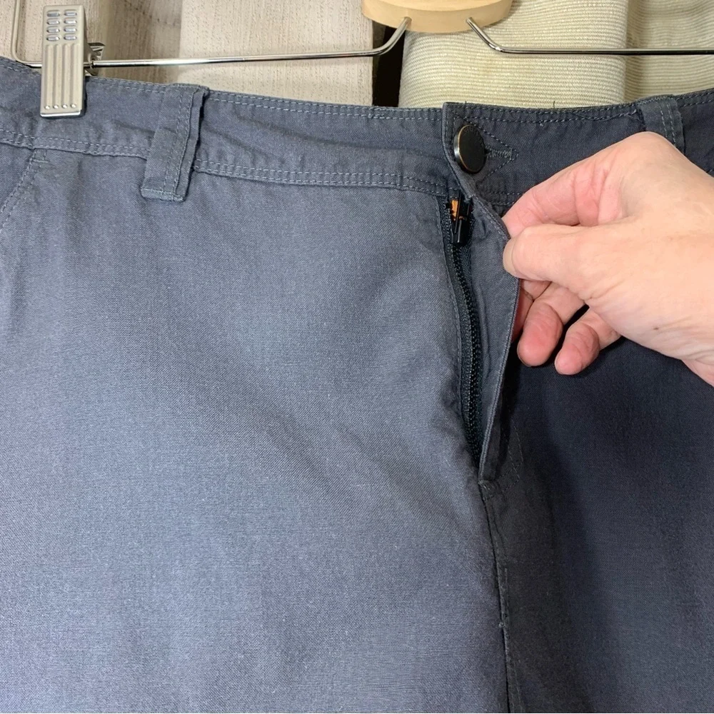 Icebreaker Destiny Skirt Gray Sz 28 Merino Organic Cotton A line Casual Sporty - Picture 5 of 15